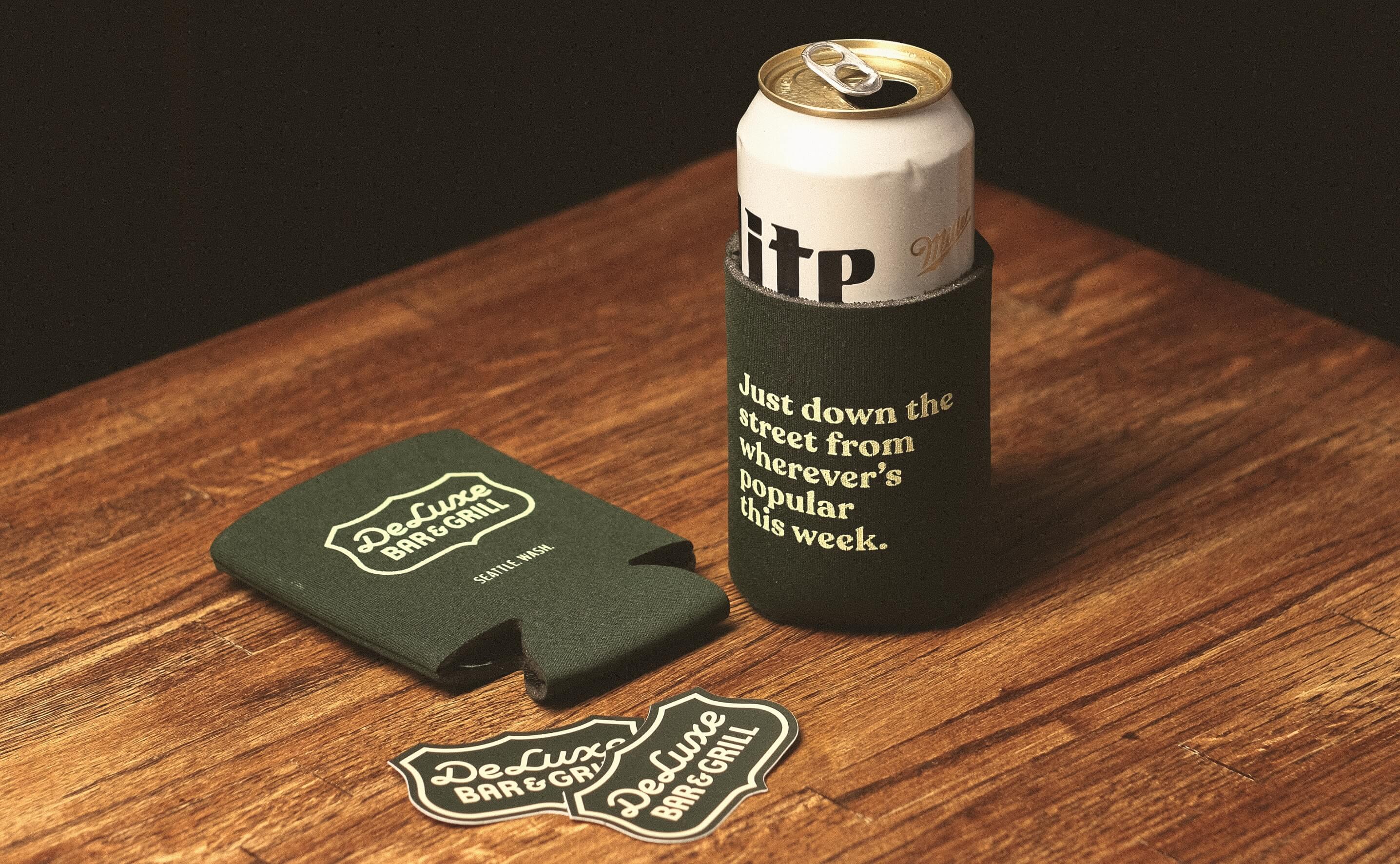 The Deluxe Bar and Grill Koozies